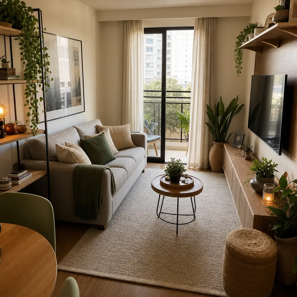 Como decorar sala pequena sem deixar o ambiente apertado