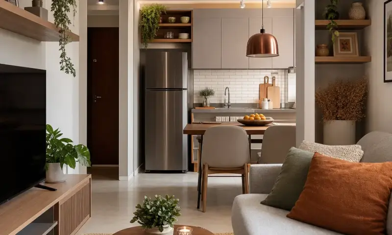 como manter a casa organizada em apartamento pequeno com soluções funcionais